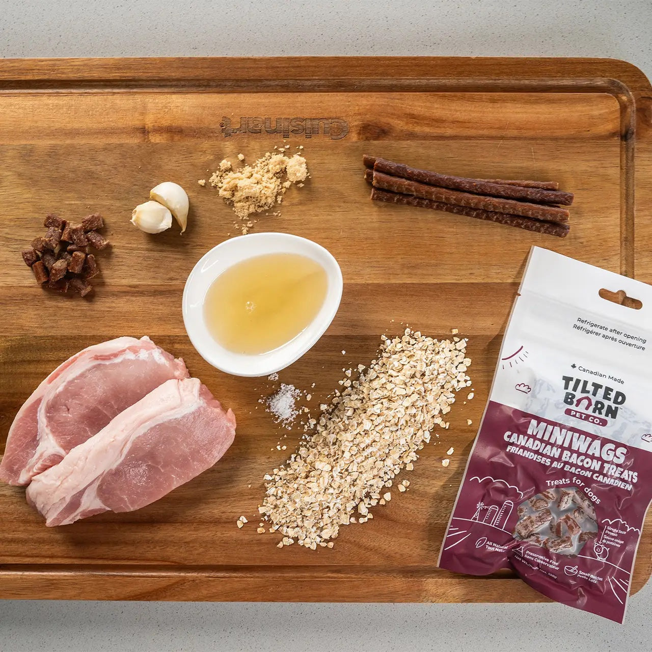 Tilted Barn Mini Wags - Canadian Bacon