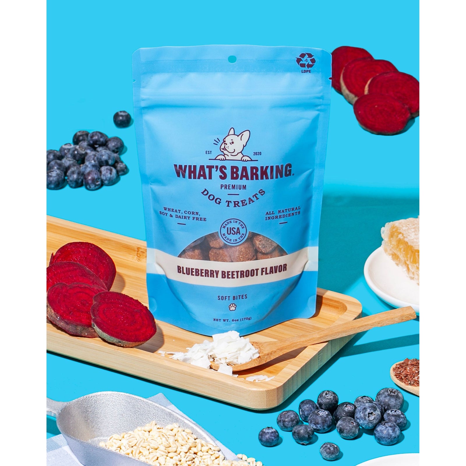 What's Barking - Blueberry Beetroot Dog Treats