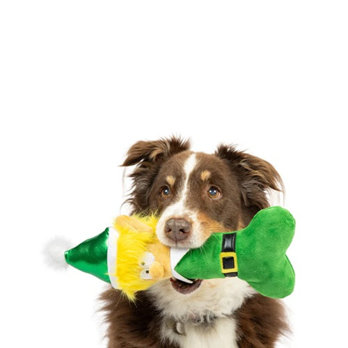 Huxley & Kent Power Plush - Elfin' Bone Dog Toy
