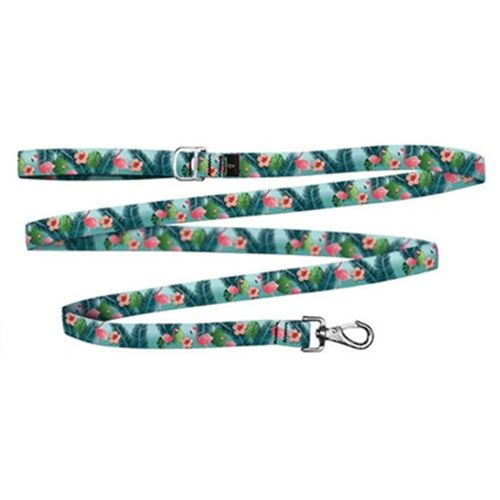 Cycle Dog - Flamingo Dog Leash w/Pup Top Bottle Opener