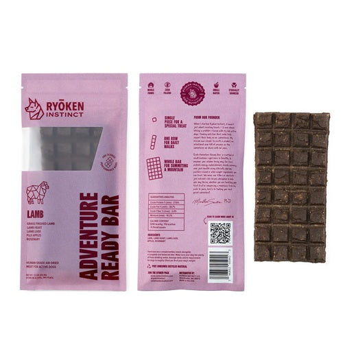 RYOKEN INSTINCT - Adventure Ready Dog Treat Bar, Lamb