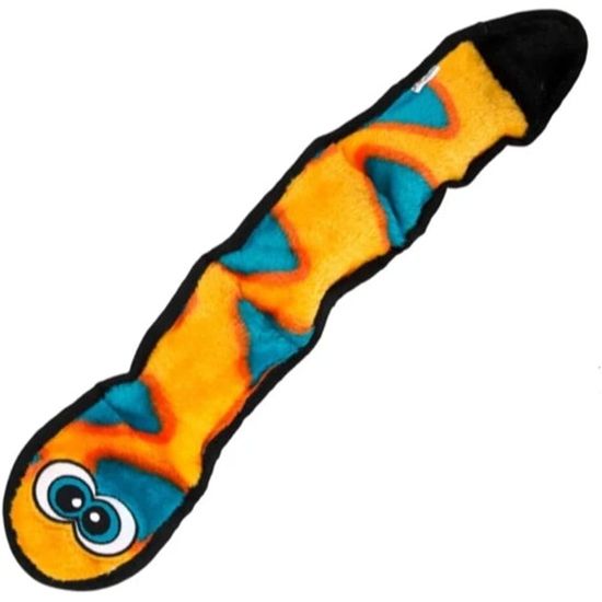 Outward Hound - Durablez Orange Snake Dog Toy, Large