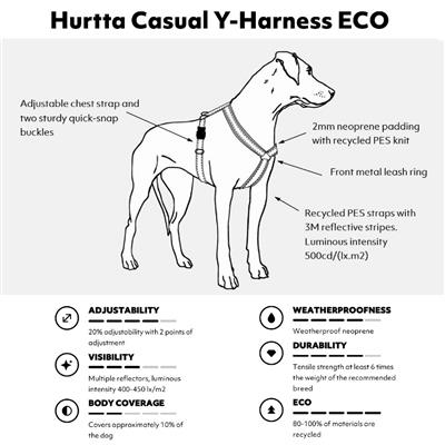 Hurtta Casual ECO Dog Y-Harness