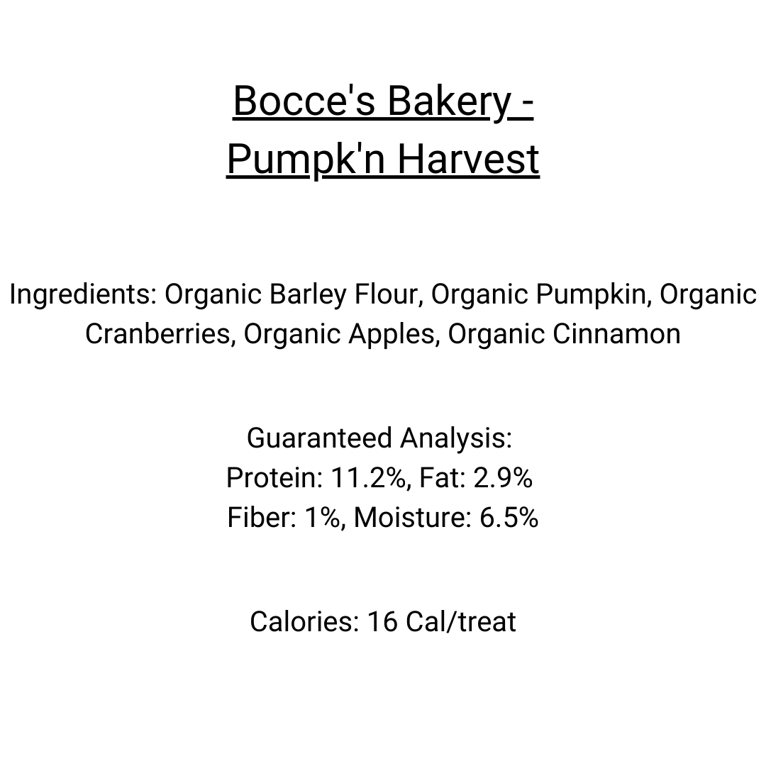 Bocce's Bakery - Pumpkin Harvest Biscuits