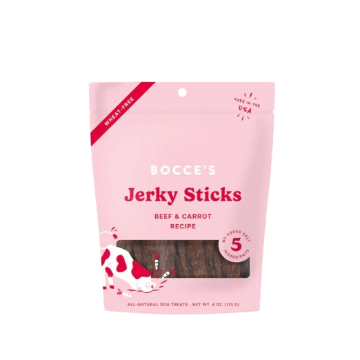 Bocce's Bakery Grazers - Beef &amp; Carrot Jerky