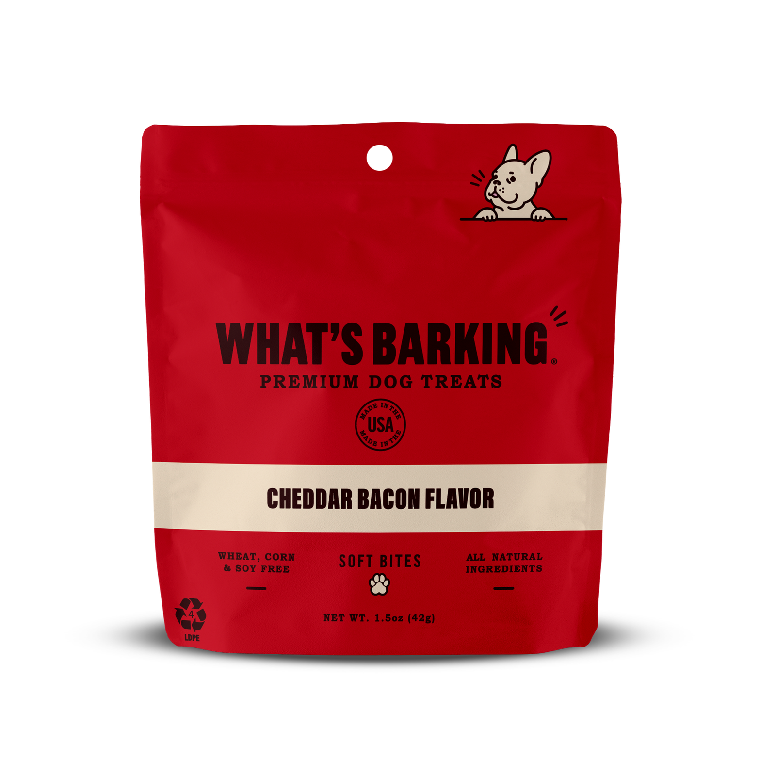 What's Barking - Cheddar Bacon Dog Treats