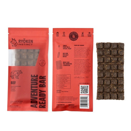 RYOKEN INSTINCT - Adventure Ready Dog Treat Bar, Beef