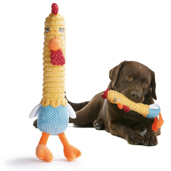 Nocciola - Chicken Lives Twice 3-in-1 Squeaky Dog Toy