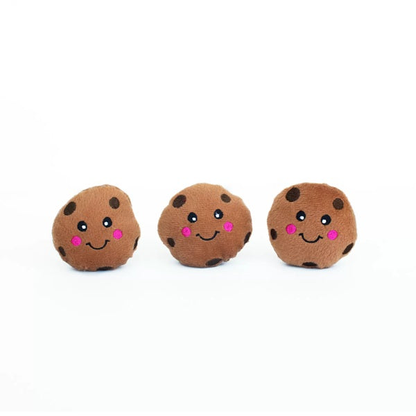 ZippyPaws Miniz 3-Pack - Cookies Dog Toy
