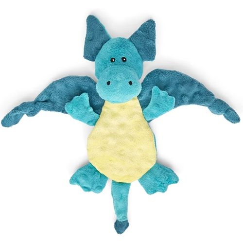 BARK - Dingbert the Dragon Squeak &amp; Crinkle Plush Dog Toy