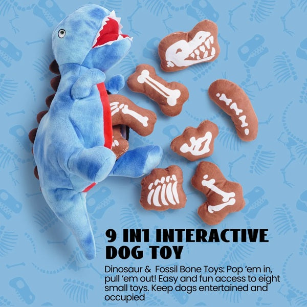 Nocciola - Dinosaur Puzzle Dog Toy