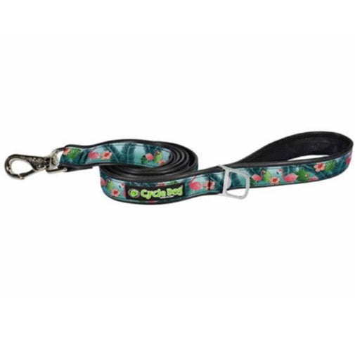 Cycle Dog - Flamingo Dog Leash w/Pup Top Bottle Opener