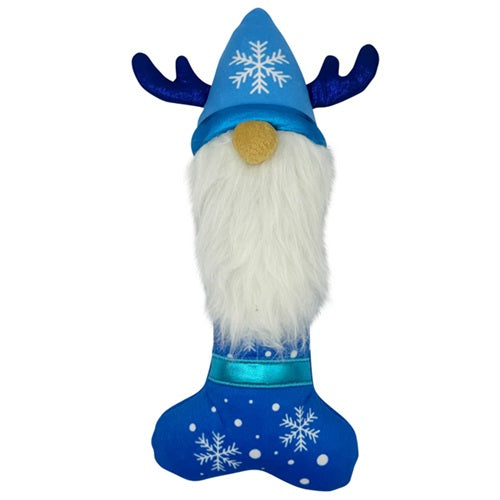 Huxley & Kent Power Plush - Frosty Gnome Bone Dog Toy
