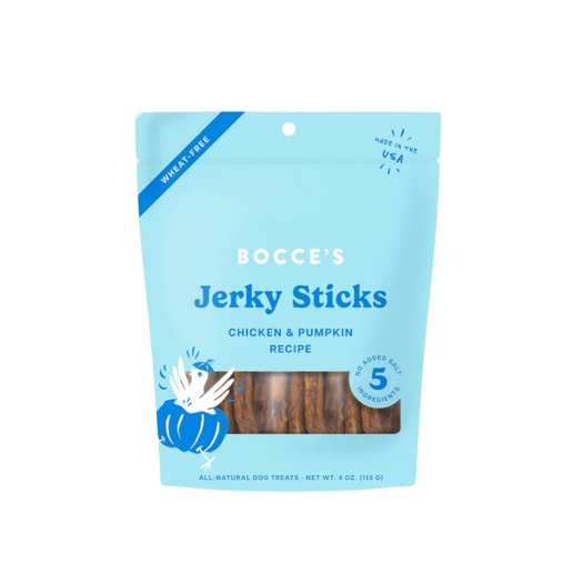 Bocce's Bakery Grazers - Chicken &amp; Pumpkin Jerky