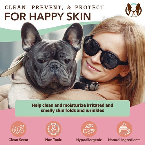 Natural Dog Company - XL Pet Grooming Wipes, 50 Count