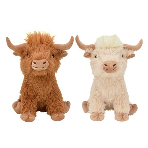 MultiPet - Highland Cow Dog Toy - Assorted Colors