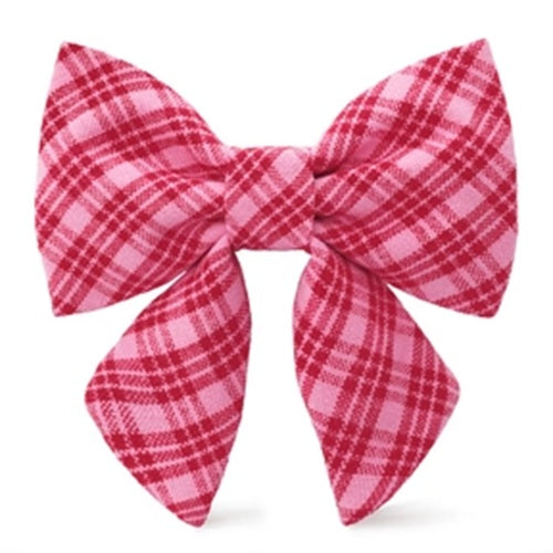 The Foggy Dog x Heather Taylor Home - Katherine Plaid Valentine Lady Bow Tie
