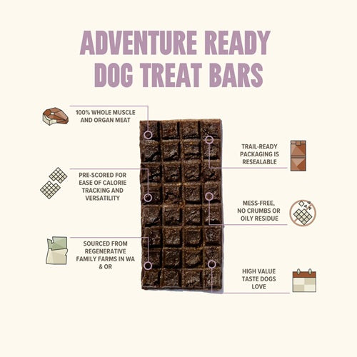 RYOKEN INSTINCT - Adventure Ready Dog Treat Bar, Lamb