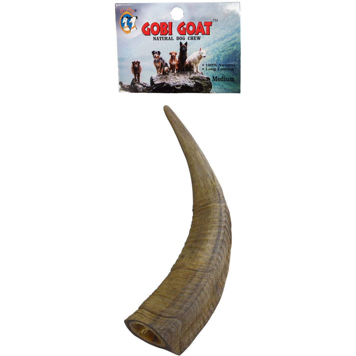 Gobi Goat Horns - Long-Lasting Dog Chew