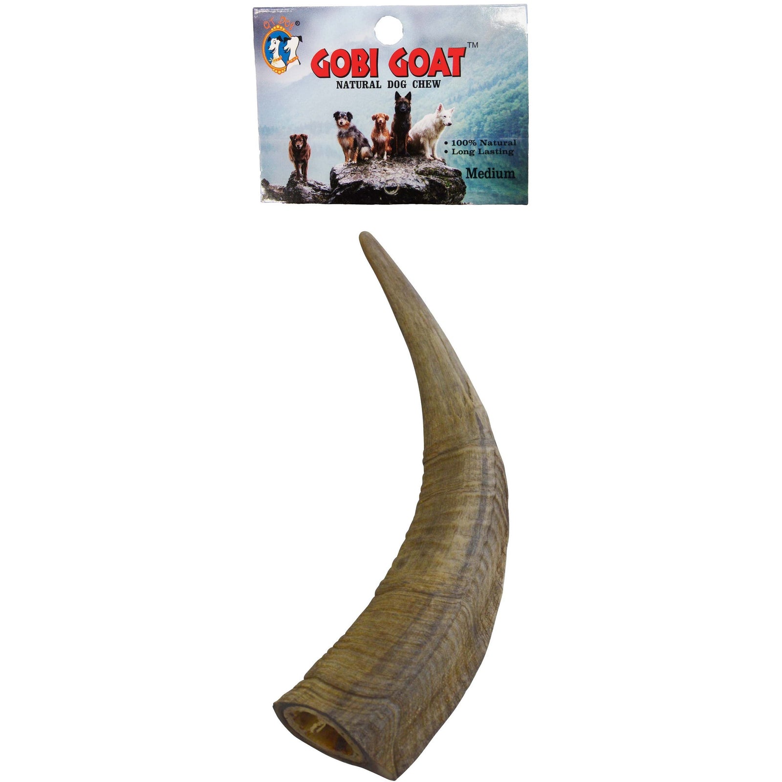 Gobi Goat Horns - Long-Lasting Dog Chew