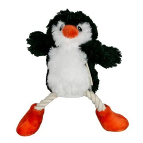 Tall Tails - Tug Rope Penguin Plush Dog Toy, 13"