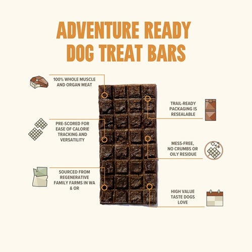 RYOKEN INSTINCT - Adventure Ready Dog Treat Bar, Pork