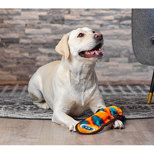 Outward Hound - Durablez Orange Snake Dog Toy, Large