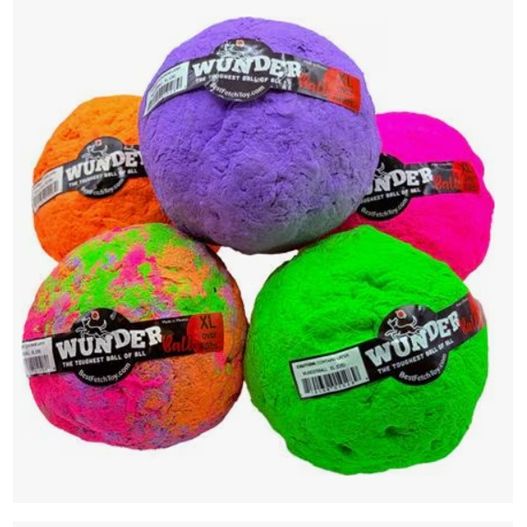 Wackywalk'r WUNDERBALL Fetch Ball Dog Toy - Assorted Colors
