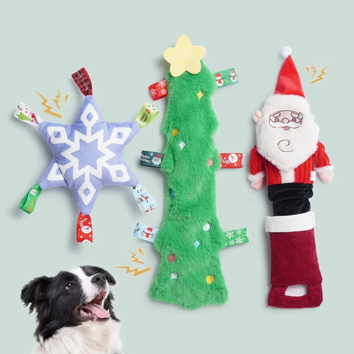 Nocciola - Christmas Toy Set - Snowflake, Santa &amp; Christmas Tree